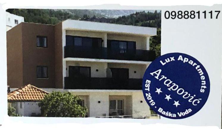 Apartmani Arapovic Baška Voda Dış mekan fotoğraf